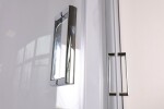 OLSEN SPA - Čtvrtkruhový sprchový kout s vaničkou BILBAO - Barva rámu - Chrom/Leštěný hliník (ALU), Rozměr A - 90, Rozměr B - 90, Směr zavírání - Univerzální Levé / Pravé, Výplň - Pear bezpečnostní sklo - 5 mm OLBBIL90CP