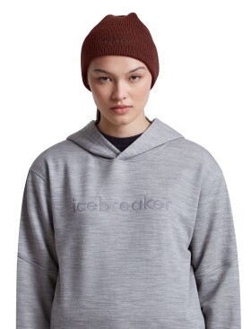 Unisex merino čepice ICEBREAKER Unisex Merino All Day Toque Beanie, Port/Bittersweet