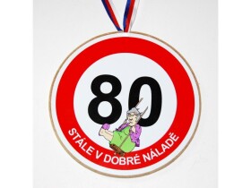 Jirka Medaile k 80. narozeninám pro ženu - originální dárek k jubileu