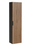 COMAD - Vysoká skříňka 1 dvířka XILO BLACK WOTAN 5907611656464