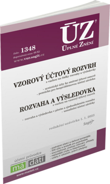 ÚZ 1348 Vzorový účtový rozvrh (poškozená)