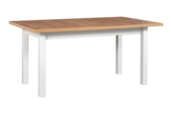 Stůl Modena 2XL Barva desky: Bílá, Barva podstavy: Dub Sonoma