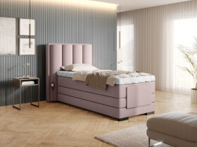 Boxspring Veros 90 Rozměr: 90 x 200 cm, látka: Gojo 101