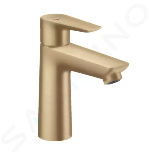 HANSGROHE - Talis E Umyvadlová baterie s výpustí, CoolStart, kartáčovaný bronz 71713140