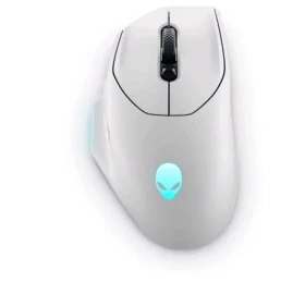DELL Alienware AWM620 bílá / Herní bezdrátová optická myš / 26000 DPI / 7 tlačítek / AlienFX / 2.4Ghz / USB (545-BBFB)
