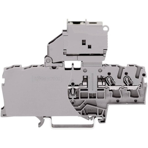 WAGO 2002-1811 jistící svorka 6.20 mm pružinová svorka osazení: L šedá 1 ks