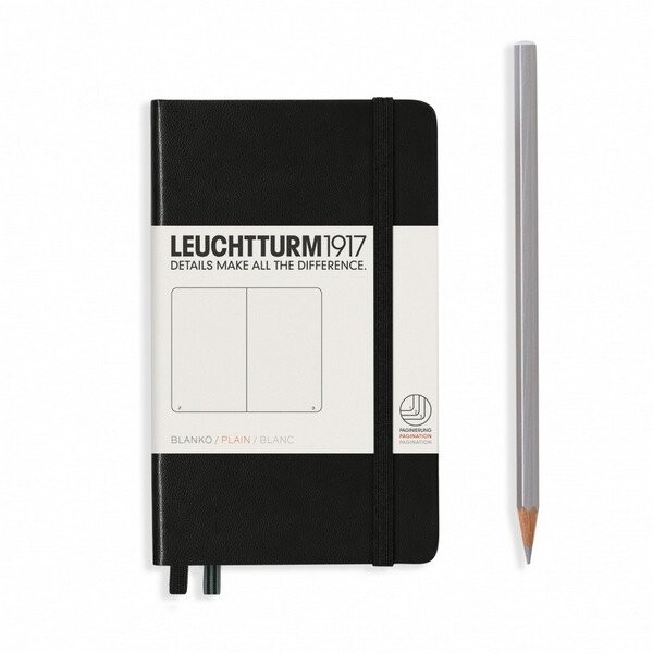 Zápisník Black, Pocket, 187 p., čistý
