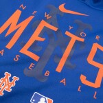 Nike Pánská mikina New York Mets MLB 2023 Authentic Pregame Therma Hoodie Velikost: S