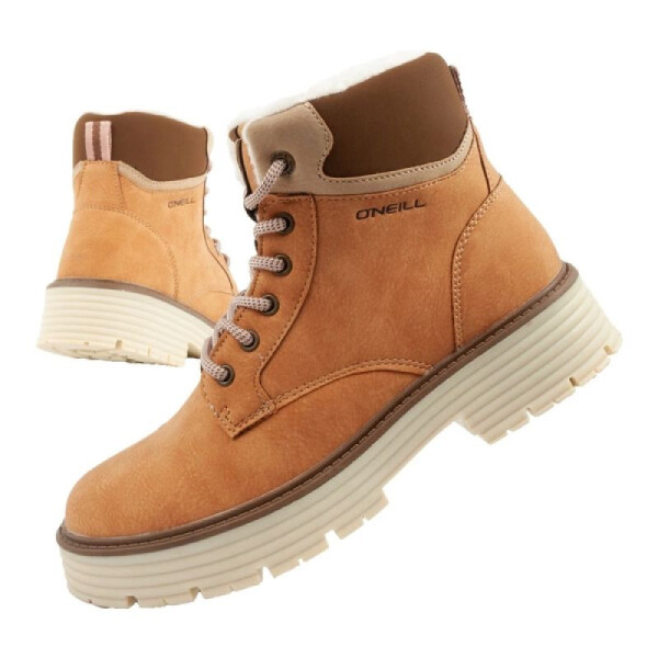 Boty O'neill winter trappers dámské kotníkové boty zateplené módní hnědé dámské 36