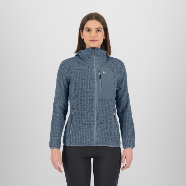 KARPOS Rocchetta Evo Hoodie W Fleece, Blue Mirage velikost: S