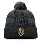 Fanatics Pánská Zimní čepice Vegas Golden Knights Fundamental Beanie Cuff with Pom