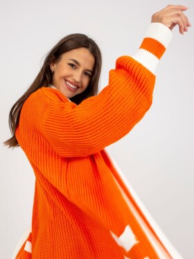 Dámský svetr LC SW oranžový jedna velikost