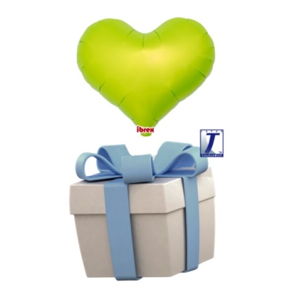 Létající balónek srdce světlezelený metalické 35 cm - TAKARA KOSAN Létající balónek srdce světlezelený metalické 35 cm - TAKARA KOSAN