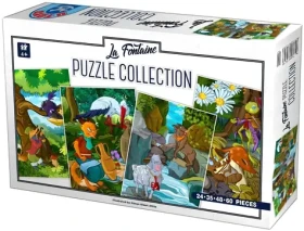 D-TOYS Puzzle La Fontainovy bajky 4v1
