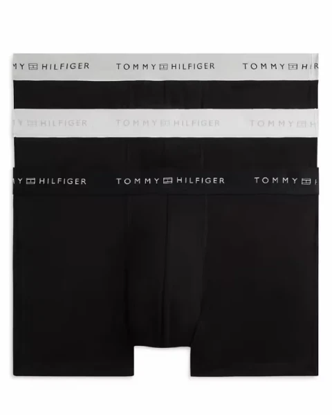 Pánské boxery Tommy Hilfiger UM0UM03964 TRUNK silver