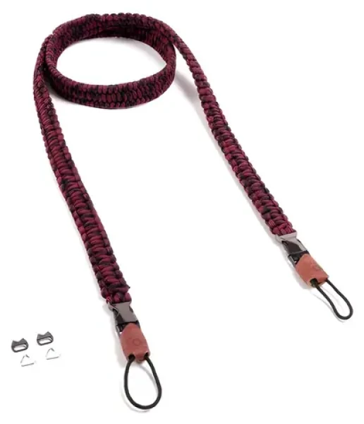 C-ROPE Traveler Red Dots / Popruh na fotoaparát / Paracord / 140 cm / nosnost 40 kg (CRP-TRL-140-BLR)