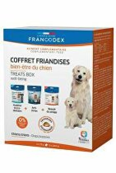 Francodex Pochoutka Box Well-being pro psy 3x75g