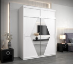 Šatní skříň Abi Bo s nástavcem Barva korpusu: Dub artisan, Rozměry: 250 cm, Dveře: Dub artisan