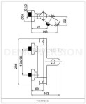 HOPA - Vanová termostatická baterie THERMO 10 OLBATH10