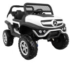 Mamido Dětské elektrické auto Buggy 4x4 Mercedes-Benz Unimog bílé
