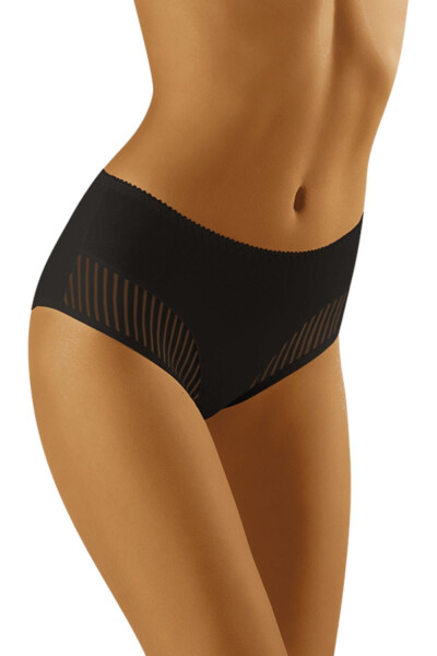 Dámské kalhotky eco-QI black - WOLBAR černá XL