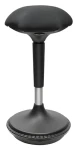 LogiLink Aktivní sedací stolička černá / Sedací stolička / výškově nastavitelná / 63-87 cm / do 125 kg (EO0011)