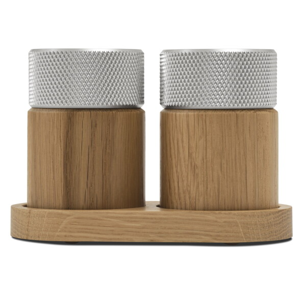 GEJST Mlýnek na sůl a pepř Sina Oak / Steel, přírodní barva, dřevo, kov
