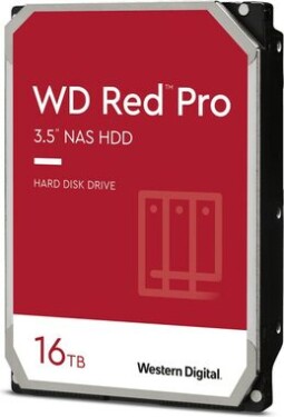 WD Red Pro 16TB / HDD / 3.5 SATA III / 7 200 rpm / 512MB cache / 5y / pro NAS (WD161KFGX)