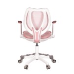 Dětská židle, výškově nastavitelná, růžová síťovina, KA-C806 PINK