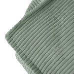 PLUSH NEST PLUSH NEST Dětské čtvercové křesílko Puffy Manšestr 77 × 67 × 50 cm zelené