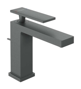 HANSGROHE - Tecturis E Umyvadlová baterie s výpustí, EcoSmart+, kartáčovaný černý chrom 73010340