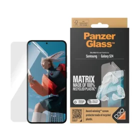 PanzerGlass Ultra-Wide Fit Matrix pro Samsung Galaxy S24 s aplikátorem (5711724073533)