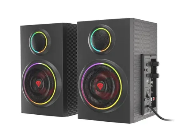Genesis Helium 300BT ARGB černá / Reproduktory / 24W / Bluetooth 5.0 / USB / minijack 3.5mm (NCS-1716)