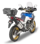 Trk35N kufr Givi Trekker černý se stříbrným hliníkovým víkem (Monokey), objem 35 ltr.