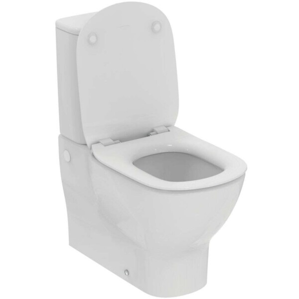 IDEAL STANDARD - Tesi WC kombi se sedátkem SoftClose, vario odpad, spodní napouštění, AquaBlade, bílá T371701