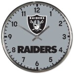 Hodiny Las Vegas Raiders NFL Chrome Team Design