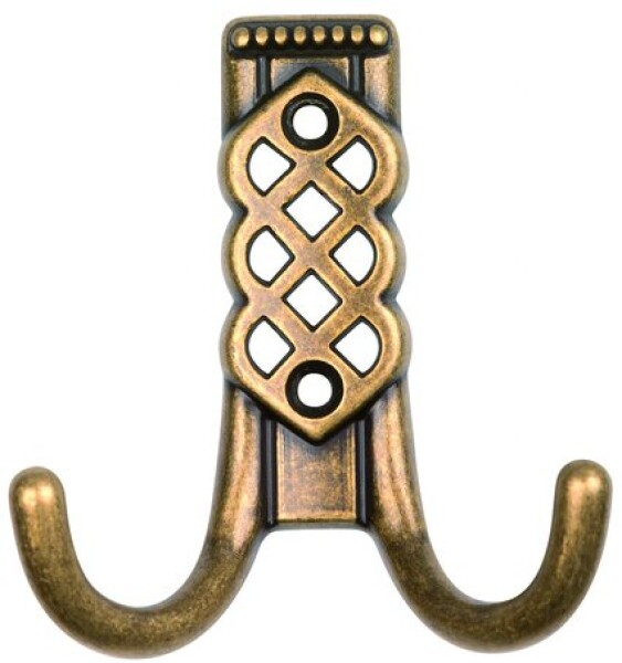 Tulip Nábytkový věšák rustikální Aramis S starozlatá, 1 ks (284271)