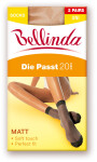 Dámské silonkové ponožky DIE PASST 20 DEN SOCKS 2 PACK - BELLINDA UNI amber