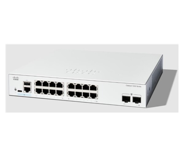 Cisco Catalyst switch C1200-16T-2G (16xGbE,2xSFP,fanless) EDF_1608281