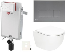 Závěsný WC set k zazdění SAT Fusion SIKOSZTORFUGMM SIKOSZTORFUGMM