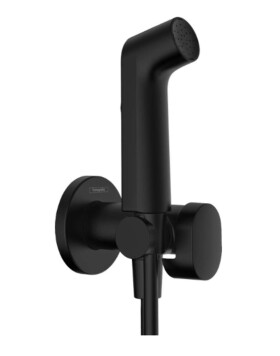 HANSGROHE - Bidetová baterie pod omítku, se sprškou, matná černá 29232670