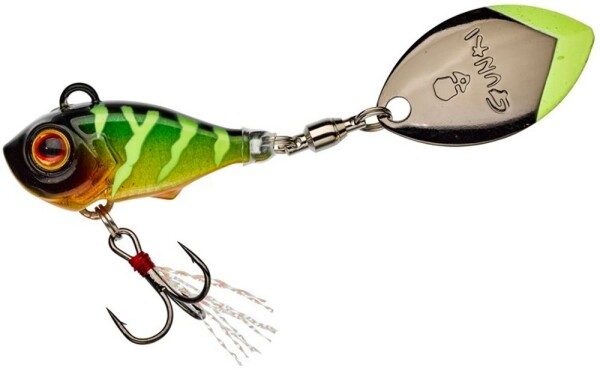 Gunki Tail Spinner Shocker Vib 11,8g - Perch,Gunki Tail Spinner Shocker Vib 11,8g - Perch