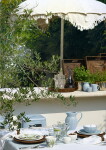 GREEN GATE Latte cup Alice Ice Blue 300 ml, modrá barva, keramika