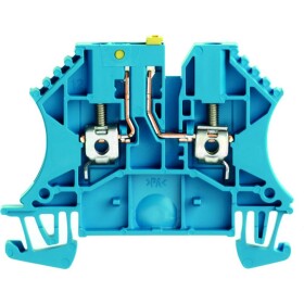 Weidmüller 8731660000 zkušební oddělovací řadová svorka šroubovací modrá 100 ks