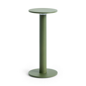 HAY Stmívatelná LED lampa Host 220 Olive, zelená barva, kov, plast