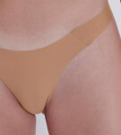 Dámská tanga ZERO Feel 2.0 Tiny tanga - BROWN - hnědé 00CM - SLOGGI BROWN M