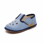 Barefoot chlapecké přezůvky Pegres BF03 textil - modrá - 22