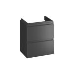 CERSANIT - Skříňka pod umyvadlo MODUO SLIM 50 antracit, montáž FSC MIX70% SGSCH-COC-007574 S590-087