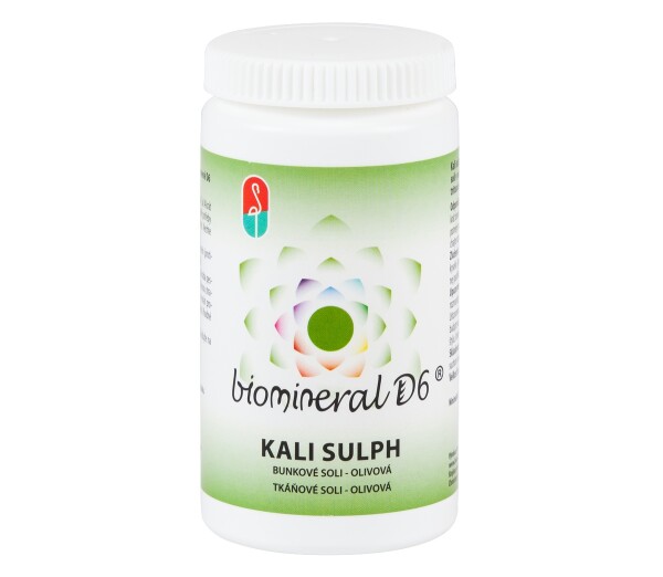 Biomineral D6 KALI SULPH - tkáňové soli OLIVOVÁ 180 tablet