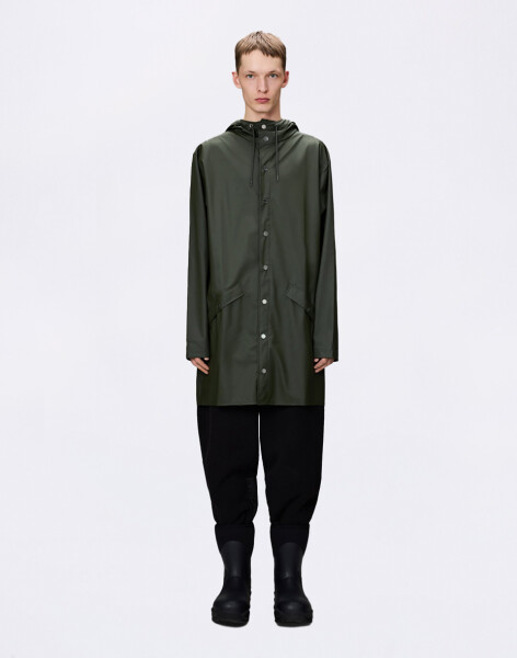Rains Long Jacket 03 Green XL